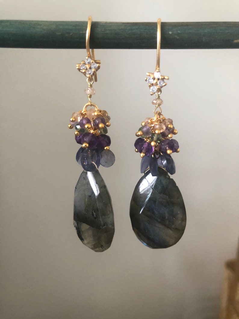 Gemstone Labradorite Earrings Women/'s Earrings Earrings for Girls Gifts for Her Wedding Birthday Holiday Earrings