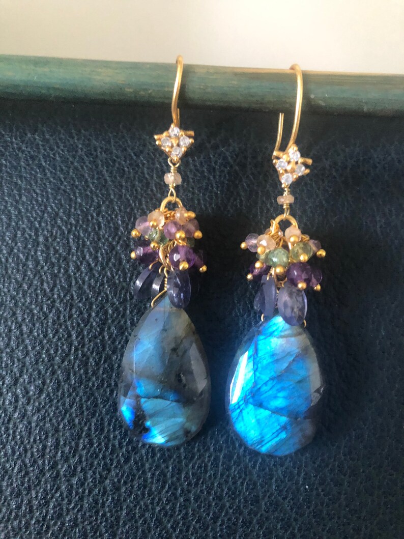 Gemstone Labradorite Earrings Women/'s Earrings Earrings for Girls Gifts for Her Wedding Birthday Holiday Earrings