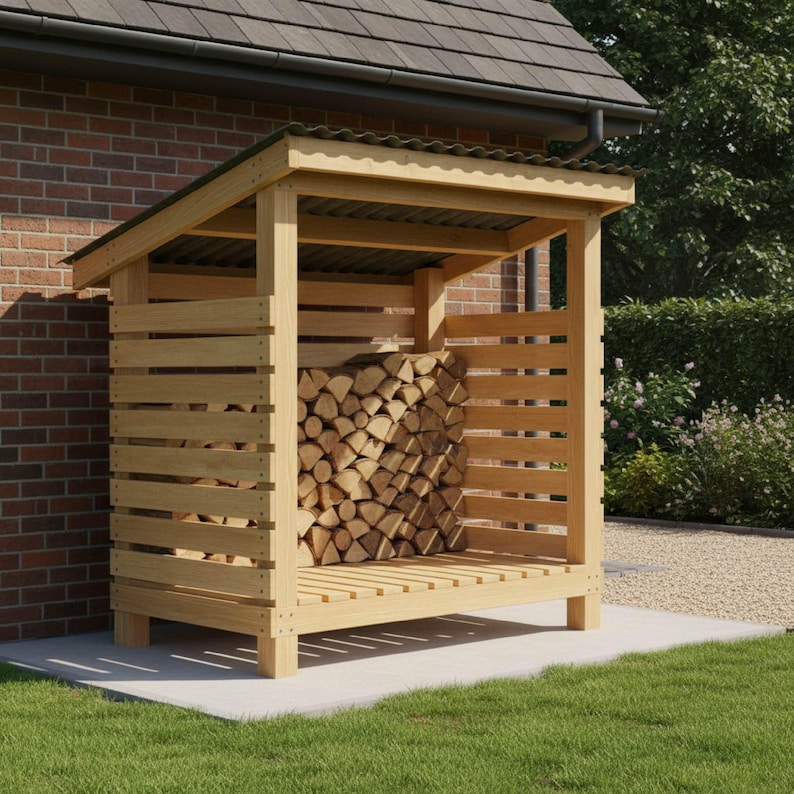 Firewood Shed Roof Pitch