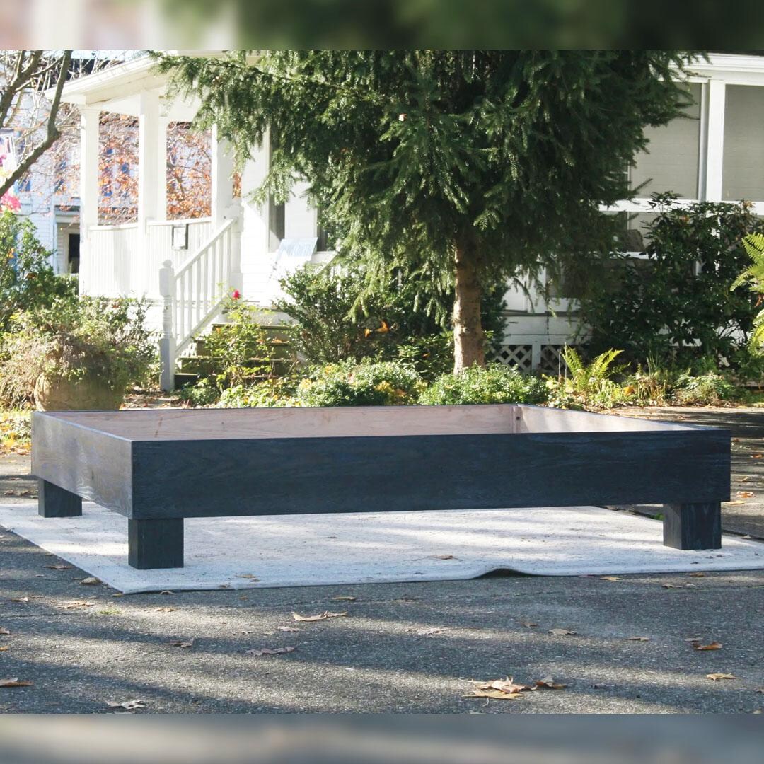 Nbrnn04 +solid Hardwood Bed, Lg Block Feet for Adjustable Frame or Base ...