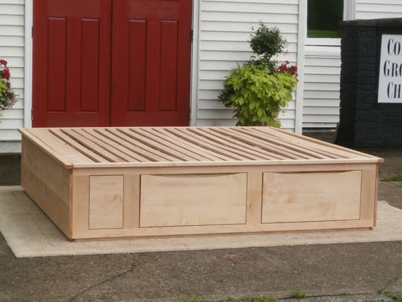 Tatami bed on sale frame with storage