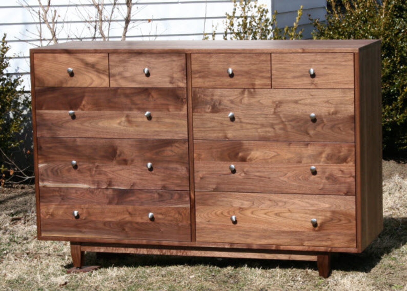 X10420a hardwood 10 Drawer Dresser Inset Drawers Flat Etsy