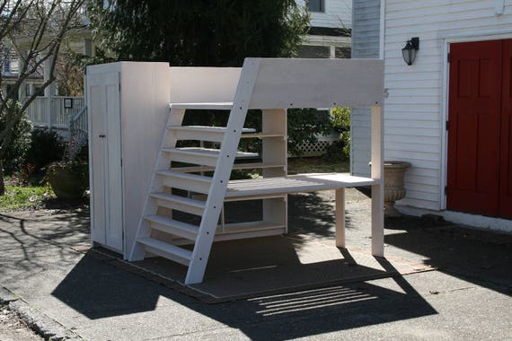 Hardwood loft bed online