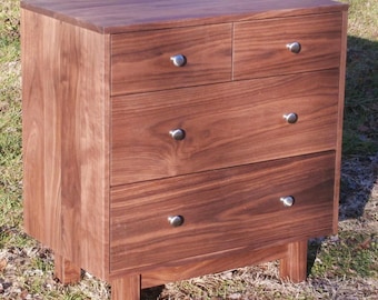 X4310a Hardwood Cabinet, 4 Inset Drawers, Flat Panels, 30"x20"x30" Tall;  X4410A, Leg Option: X5410A Taller; X5410B Leg Option, Natural Color - Etsy