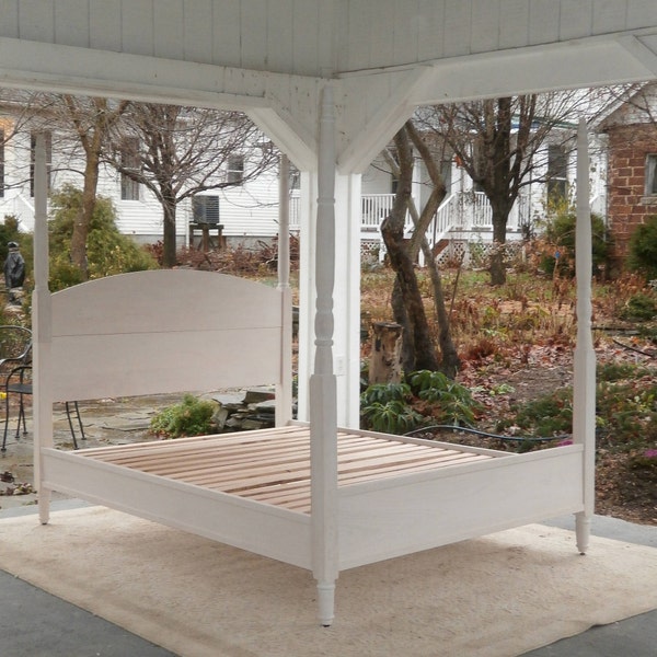 Curved Wood Bed Frame Etsy