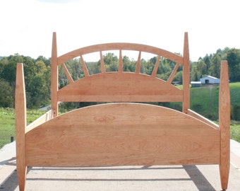 NcRnV08 +Sun Arched Solid Hardwood Bed - natural color