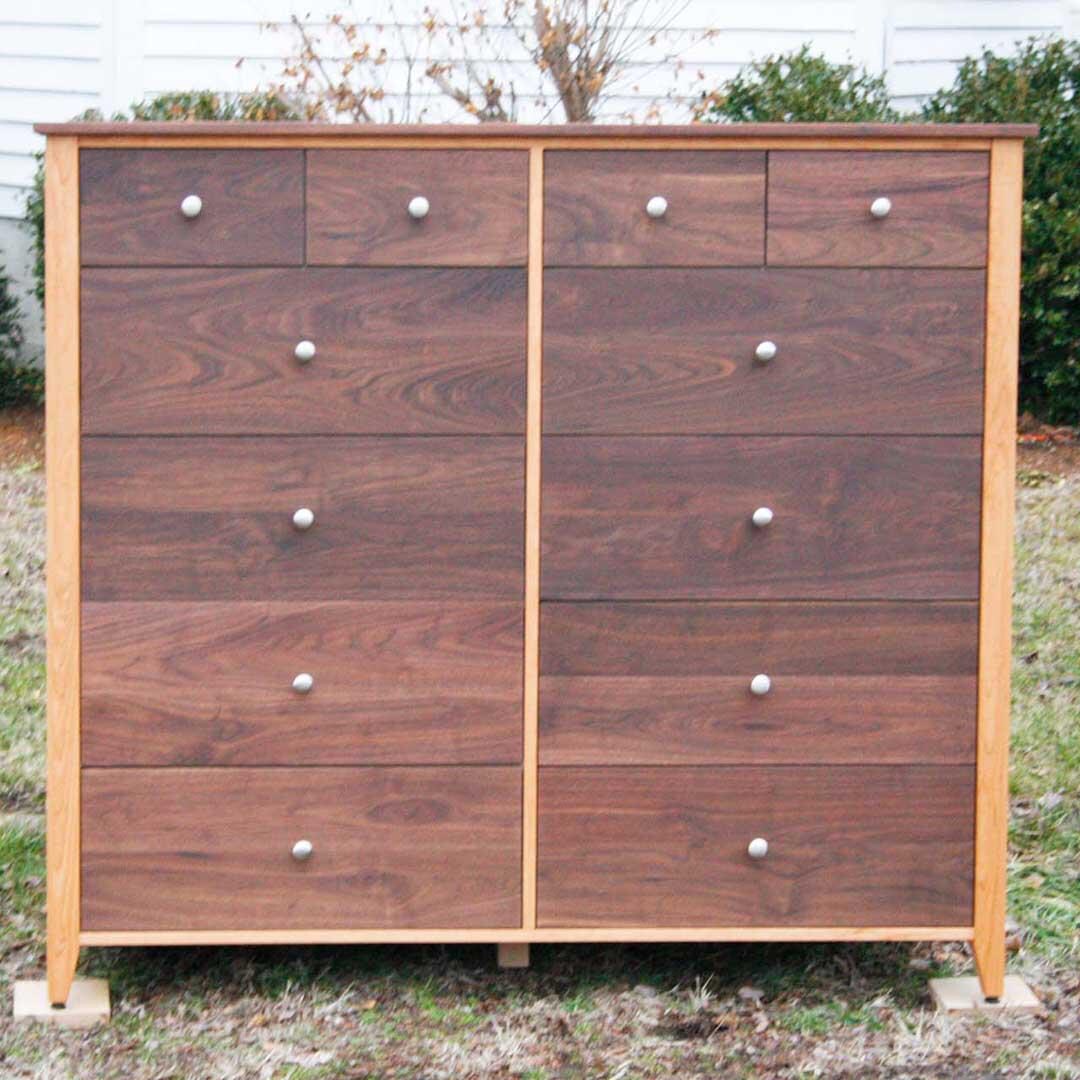 brown tall dresser with deep drawers Men's - Tan - Brown - Leather