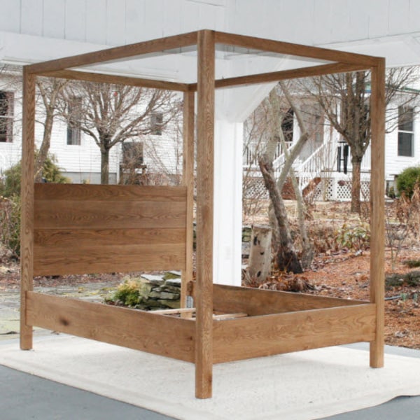 White Oak Bed - Etsy