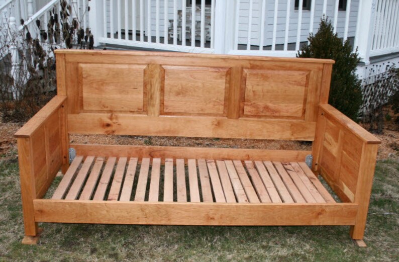 natural color DcRnP1 Paneled Day Bed or Couch Bed