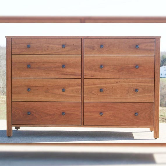 X8420b, Wide Hardwood Dresser W/8 Inset Drawers, Flat Sides, Optional Sizes & Leg Styles in X8420a, X8420c, X8420d, X8420cc -natural Color - Etsy X8420b, Wide Hardwood Dresser W/8 Inset Drawers, Flat Sides, Optional Sizes & Leg Styles in X8420a, X8420c, X8420d, X8420cc -natural Color - Etsy
