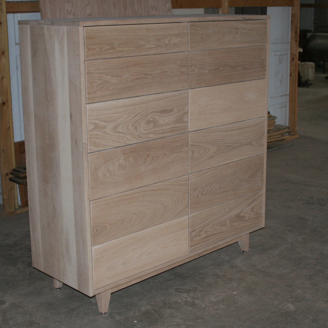 X12620b Hardwood 12 Drawer Dresser Inset Drawers Flat Etsy