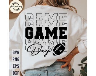 Spieltag SVG: Sport T-Shirt Design (Digitaler Download)