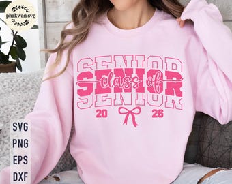 Senior Class of 2026 SVG: Graduation Shirt Design (Digital Download)