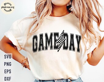 Spieltag SVG: Sport T-Shirt Design (Digitaler Download)