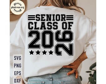 Senior Class of 2026 SVG: Graduation Shirt Design (Digital Download)