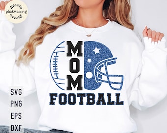 Football Mom SVG, Game Day Clipart (Digital Download)