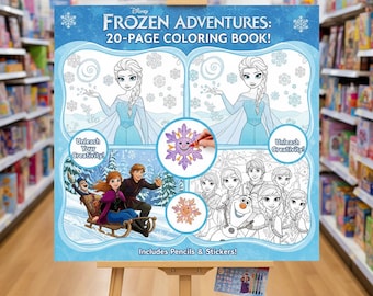 Frozen 20 Page Printable Coloring Book PDF For Kids 2025 Collection