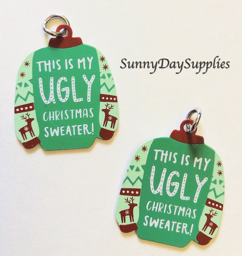 Ugly Christmas Sweater Charm