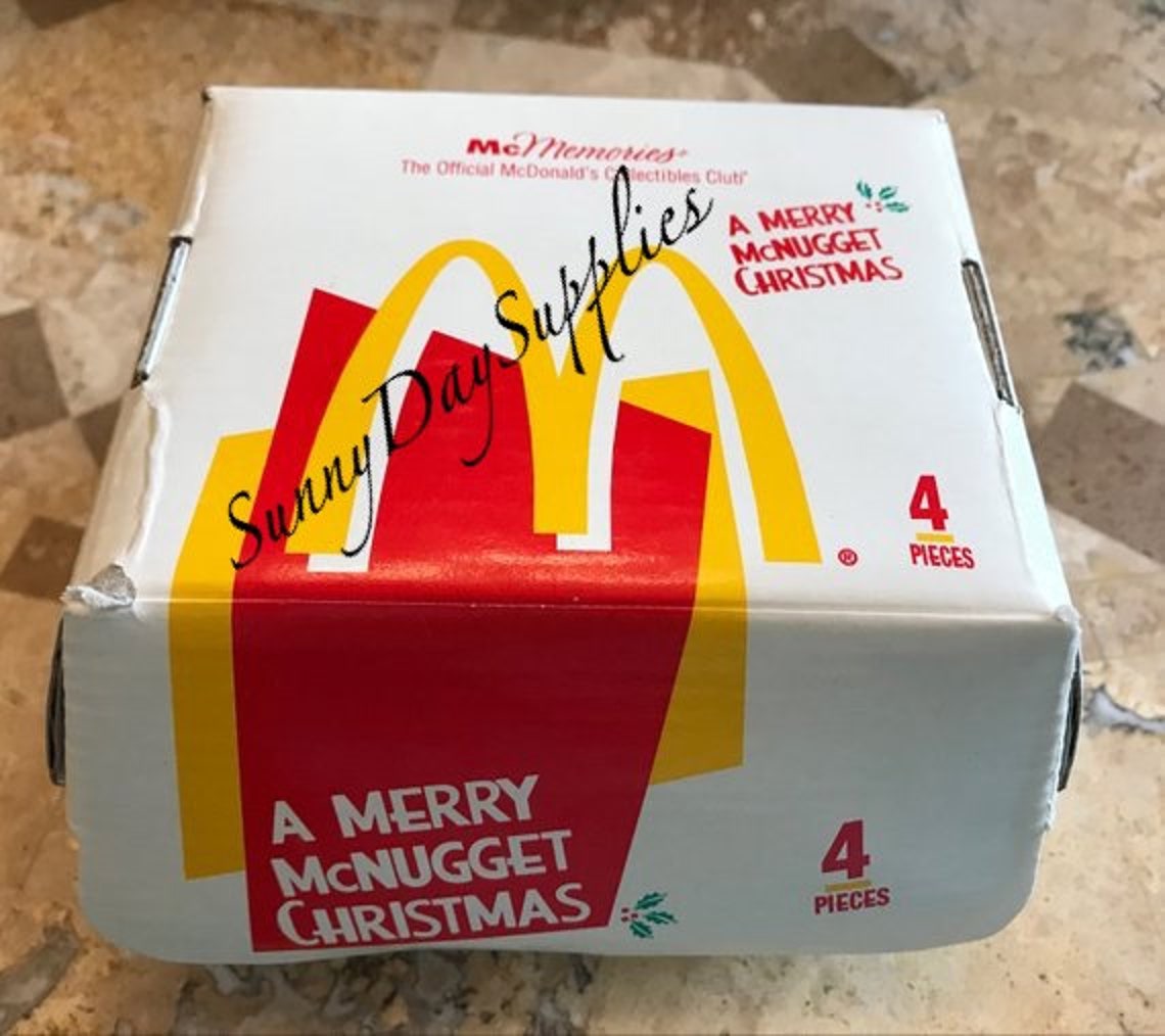 Merry McNugget Christmas Ornaments Set A Vintage McNugget Etsy