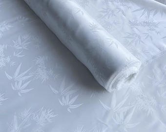 Silk Jacquard Fabric With Bamboo Style:30% silk fabric New Chinese clothing Hanfu Qipao top fabric