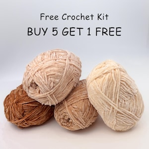 Peluche velours chenille 2 mm : polyester doux pour crochet et tricot