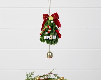 Personalized Plush Christmas Tree Ornament: Handmade Holiday Decor