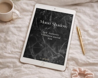Shadow Work Journal Printable, Guided Self Discovery Workbook with Prompts, Healing Journal PDF, Instant Download, Moon Shadow by AGNÉLIS