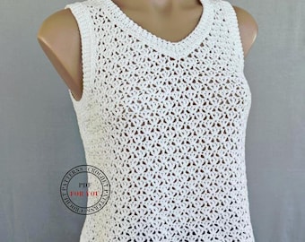 Lace Crochet T-Shirt Pattern | Grace Tee DIY | Summer Cotton Top