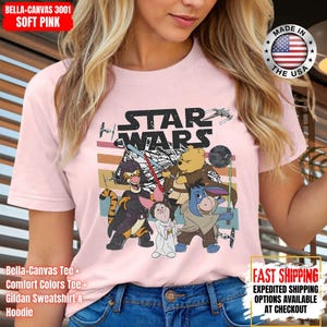 Disney Star Wars Shirt, Mandalorian Sweatshirt, Darth Vader Comfort Colors Shirt, Chewbacca Shirt, Star Jedi Shirt, Luke Skywalker Tee image 8