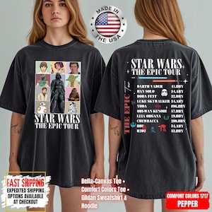 Disney Star Wars Shirt, Mandalorian Sweatshirt, Darth Vader Comfort Colors Shirt, Chewbacca Shirt, Star Jedi Shirt, Luke Skywalker Shirt image 12