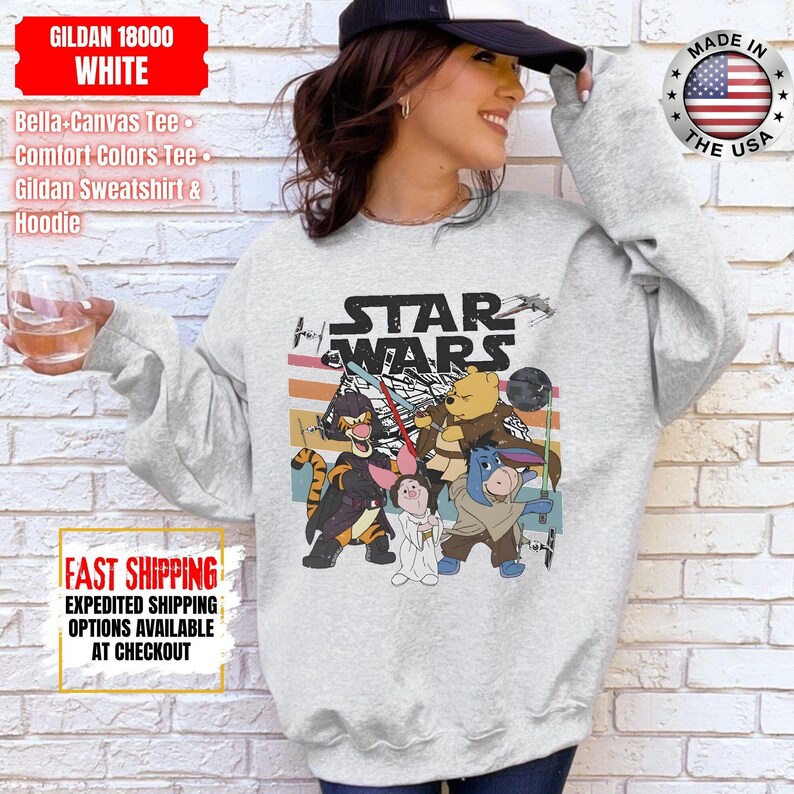 Disney Star Wars Shirt, Mandalorian Sweatshirt, Darth Vader Comfort Colors Shirt, Chewbacca Shirt, Star Jedi Shirt, Luke Skywalker Tee image 10
