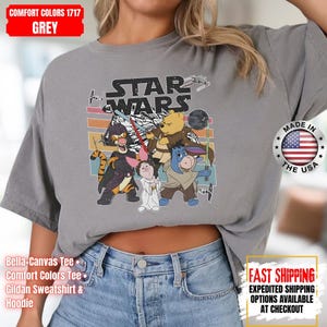 Disney Star Wars Shirt, Mandalorian Sweatshirt, Darth Vader Comfort Colors Shirt, Chewbacca Shirt, Star Jedi Shirt, Luke Skywalker Tee image 13