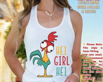 Moana Hei Hei Crop Top - Women and Men Tank Tops