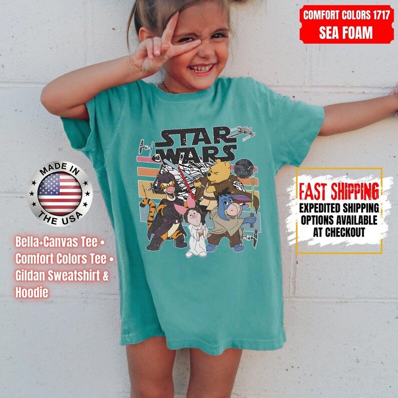 Disney Star Wars Shirt, Mandalorian Sweatshirt, Darth Vader Comfort Colors Shirt, Chewbacca Shirt, Star Jedi Shirt, Luke Skywalker Tee image 14