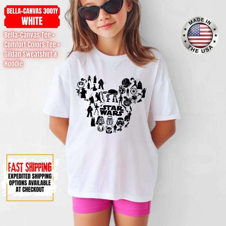 Camiseta Disney Star Wars, sudadera Mandalorian, camiseta de colores cómodos de Darth Vader, camiseta de Chewbacca, camiseta Star Jedi, camiseta de Luke Skywalker imagen 8