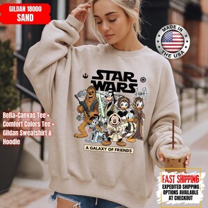 Disney Star Wars Shirt, Mandalorian Sweatshirt, Darth Vader Comfort Colors Shirt, Chewbacca Shirt, Star Jedi Shirt, Luke Skywalker Tee image 13