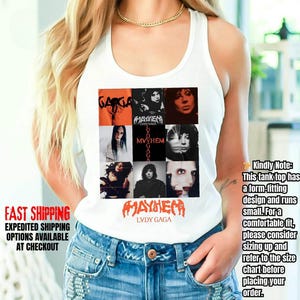 Lady Gaga Mayhem Tank - Etsy