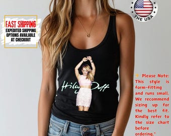 Camiseta sin mangas de Hilary Duff, camiseta sin mangas inspirada en la gira Lucky Me Tour 2026 de Hilary Duff, camiseta sin mangas pirata de Lizzie McGuire