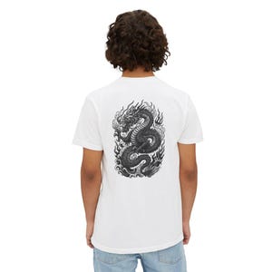 Stile tatuaggio drago giapponese/Irezumi/Streetwear e arte zen