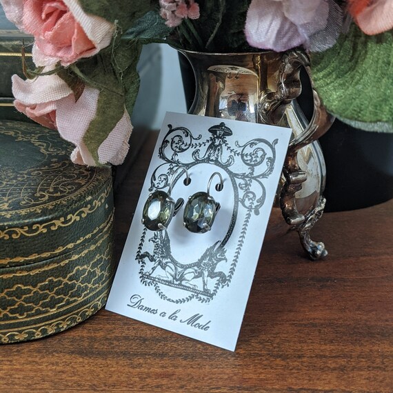 Gunmetal grey hotsell earrings