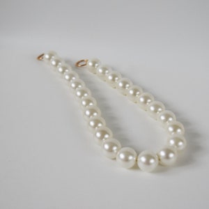 Reproduction 18th Century Shell Pearl Necklace Big Pearl - Etsy