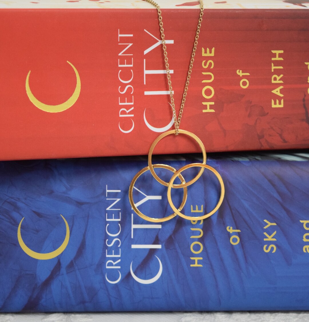 Bryce's Archesian Amulet Necklace Crescent City Jewelry, ACOTAR Bryce