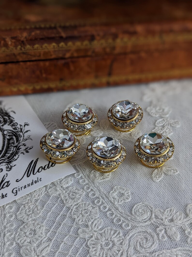 18th Century Hair Decorations, Marie Antionette Hair, Rococo Jewelry, Eighteenth Century Hair, Historical Hair crystals, Historical Jewelry image 7