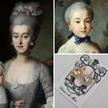 18th Century Earrings, Georgian Paste Earrings, Historical Jewelry, Marie Antoinette Earrings, Rococo Jewelry, Reproduction Earrings, Paste