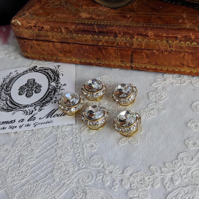 18th Century Hair Decorations, Marie Antionette Hair, Rococo Jewelry, Eighteenth Century Hair, Historical Hair crystals, Historical Jewelry image 2