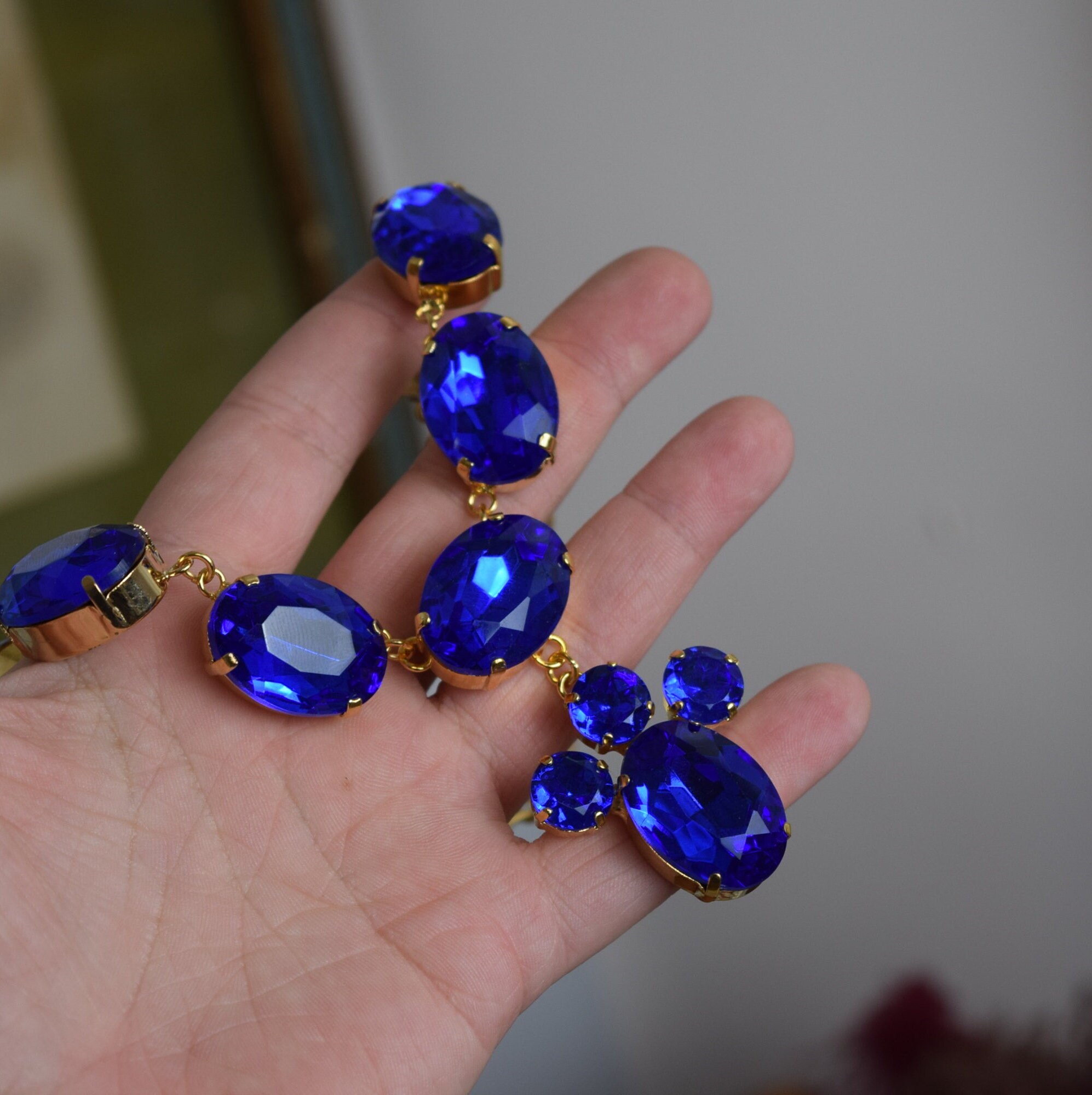 Reproduction 18th Century Necklace, Riviere Necklace, Collet
