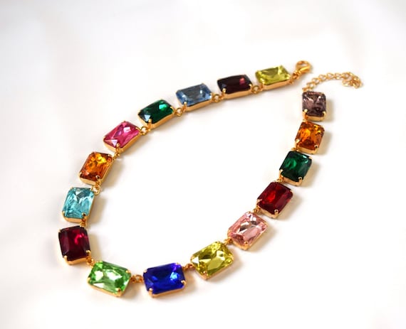 Multicolour Kundan Choker Necklace – Abdesignsjewellery