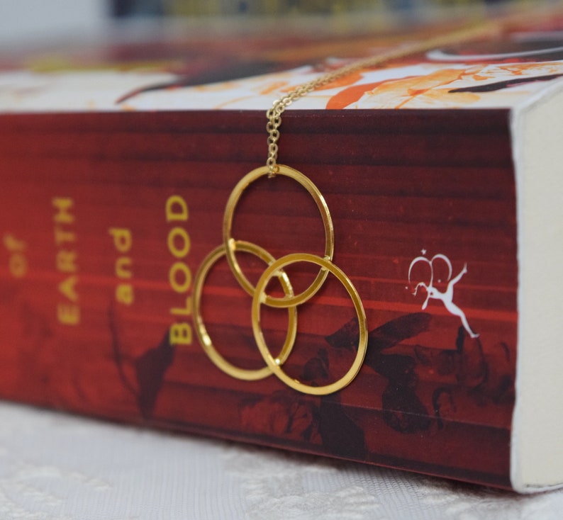 Bryce's Archesian Amulet Necklace Crescent City Jewelry, ACOTAR Bryce Quinlan Jewelry, Bryce Necklace Sarah J Maas, SJM, Book Jewelry image 4