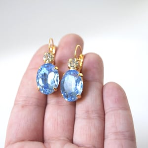 AQUAMARINE LONG EARRINGS, Sky Blue Chandelier Earrings, Victorian Bridal Earrings, Sparkly Cluster Earrings, Light Blue Swarovski Earrings AQUAMARINE LONG EARRINGS, Sky Blue Chandelier Earrings, Victorian Bridal Earrings, Sparkly Cluster Earrings, Light Blue Swarovski Earrings