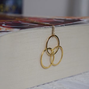 Bryce's Archesian Amulet Necklace Crescent City Jewelry, ACOTAR Bryce Quinlan Jewelry, Bryce Necklace Sarah J Maas, SJM, Book Jewelry image 2